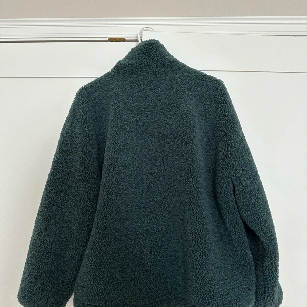 Levi's Dark Green Teddy Jacket - Picture 6 of 7